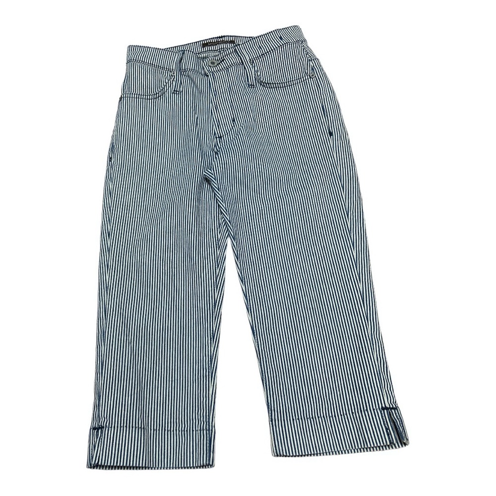 James Jeans Sophia Kingstripe high rise knee crop size 24